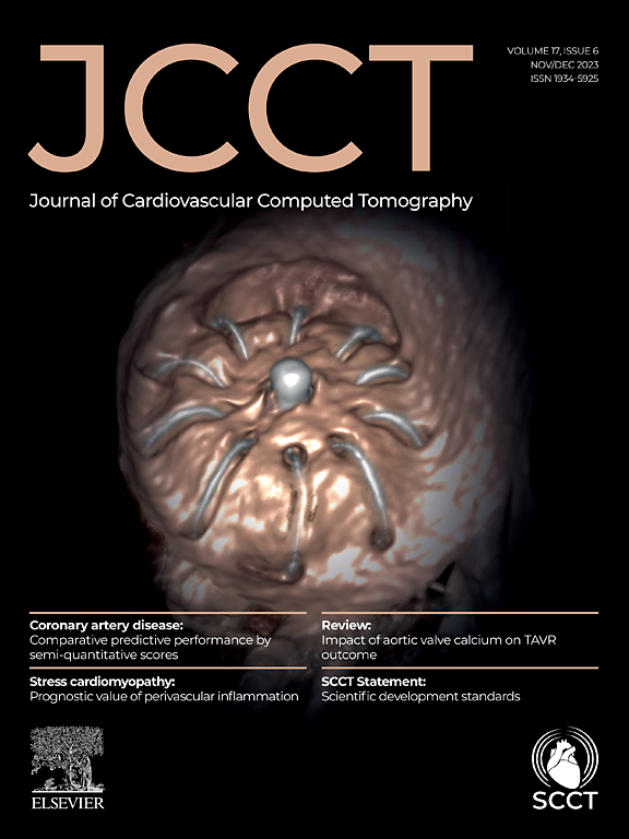 Go to journal home page - Journal of Cardiovascular Computed Tomography